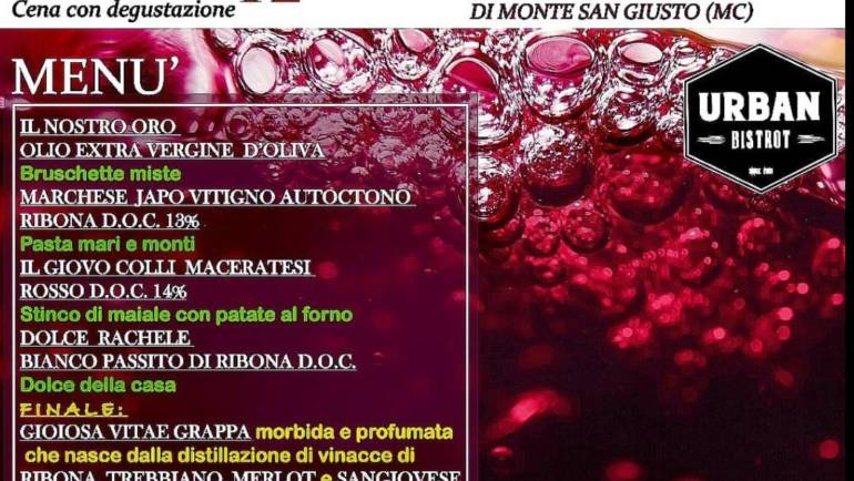 Cena con degustazione